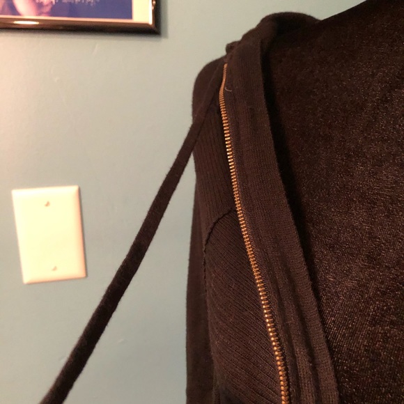 Lux Boho Ripped-up Black Hoodie - Picture 12 of 15